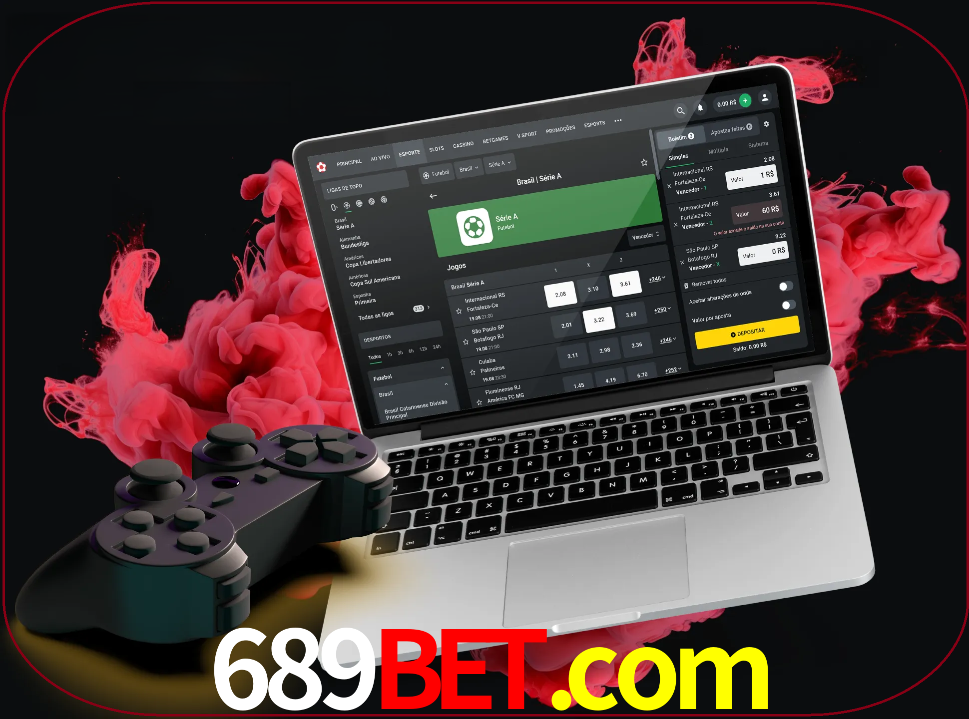 Visite a secção especial de jogos de vídeo em 689bet para descobrir em que jogos pode apostar e ganhar muito dinheiro.